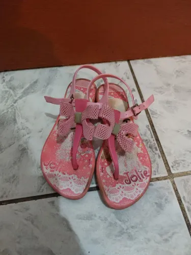 Sandálias Jolie infantis rosa - número 30