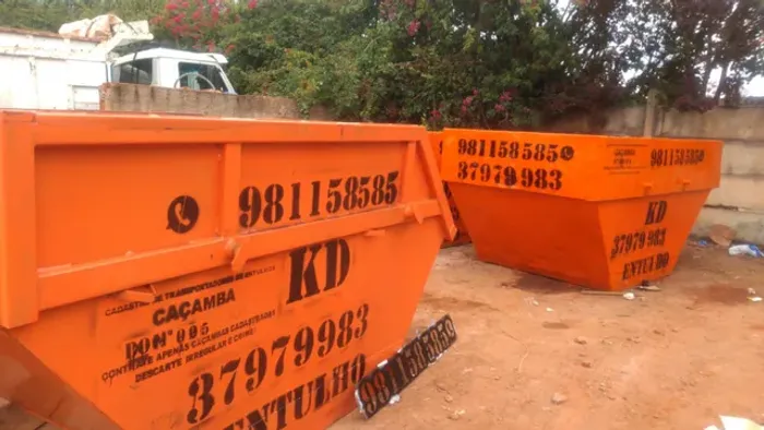 Locação de caçamba para entulho, melhor preço