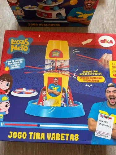 Jogo Tira Varetas Luccas Neto Elka