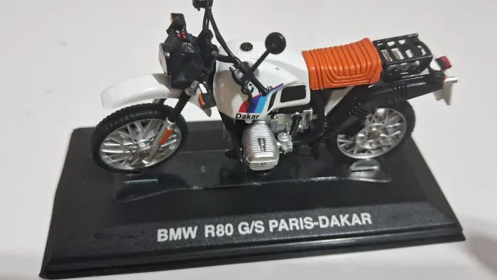 Miniatura Moto BMW R80 G/S Paris Dakar