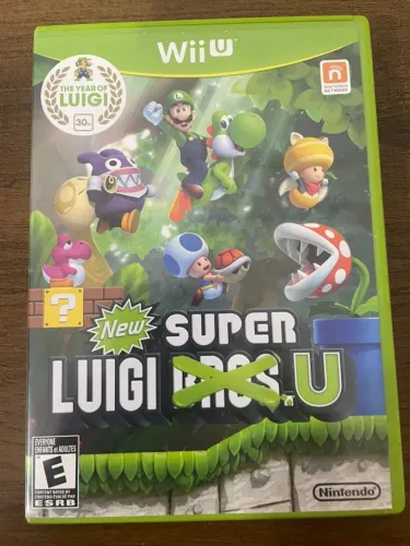 New Super Luigi U - Nintendo Wii U Usado Mídia Física