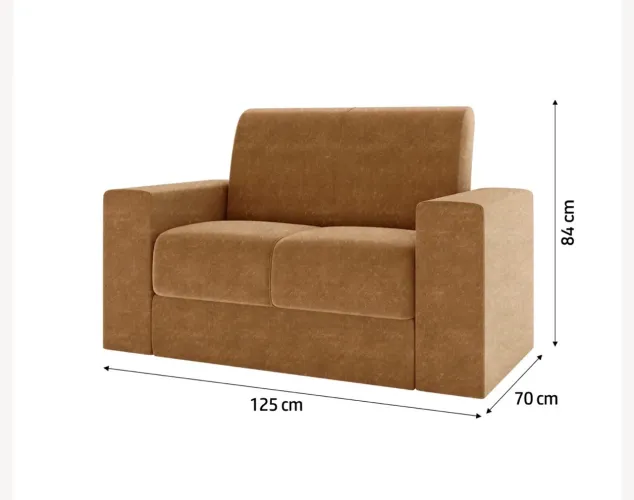 Sofá de 2 Lugares Suede NOVO ENTREGA HOJE