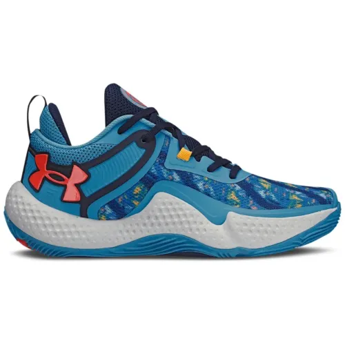 Tênis de basquete masculino Under Armour Dagger Azul 
