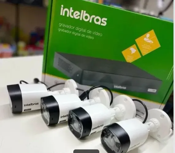 Câmeras intelbras instalação /24 meses de garantia. 