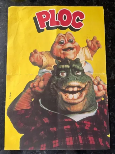 Pôster cm figurinha família dinossauro 