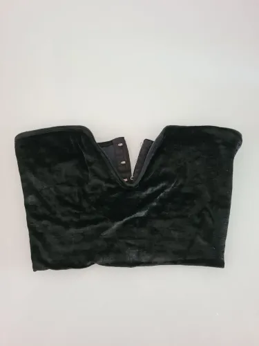 Corset/corpet/top em veludo (plush) vintage - anos 70/80