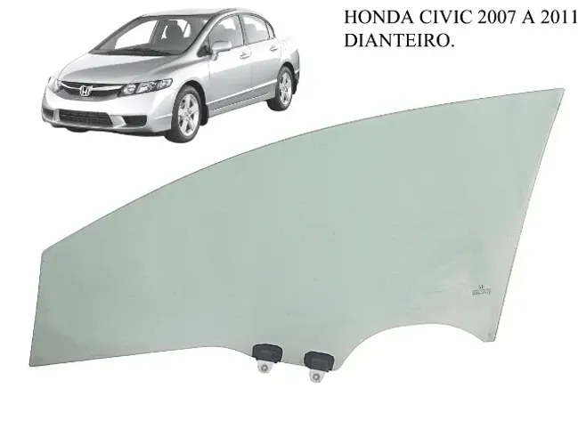 vidro da ponta honda civic g8 2007 2008 2009 2010 2011 ac cartoes 