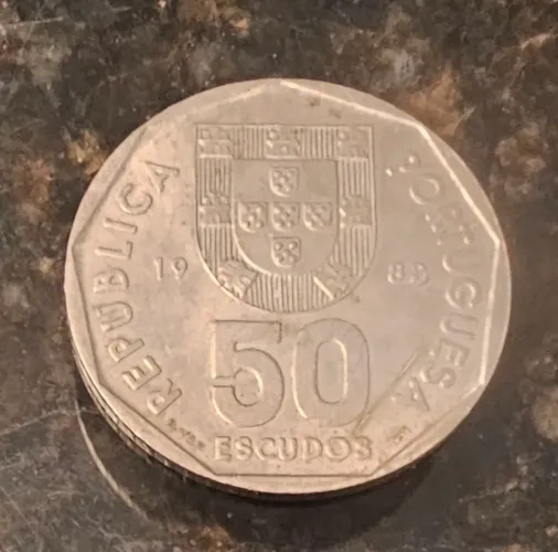 Moeda Antiga Escudo Portugal para Colecionadores 