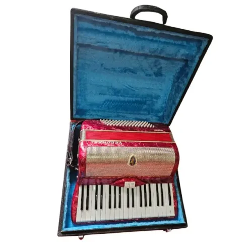 Acordeon/Sanfona Veronese 80 Baixos - Vermelho