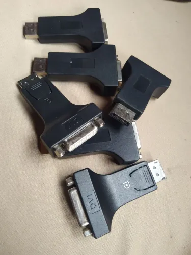 Adaptador vídeo dvi DP display port valor unitário