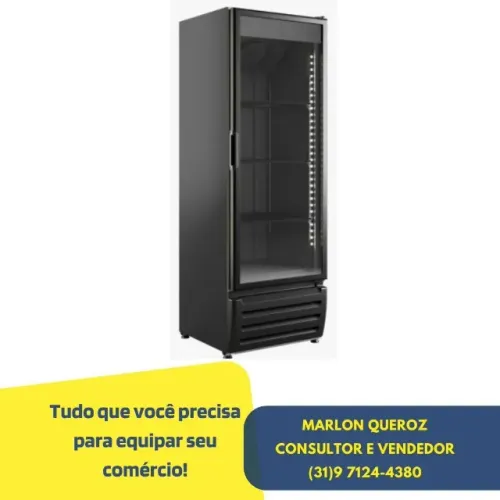 Cervejeira Porta de Vidro Com Iluminação Braslar