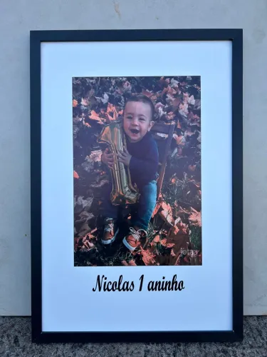Quadro de Assinatura Personalizado Aniversário Casamento 60x40
