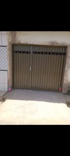 Portão de garagem- Metalon galvanizado 