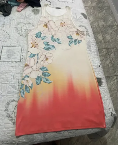 Vestido Floral- Tamanho GG