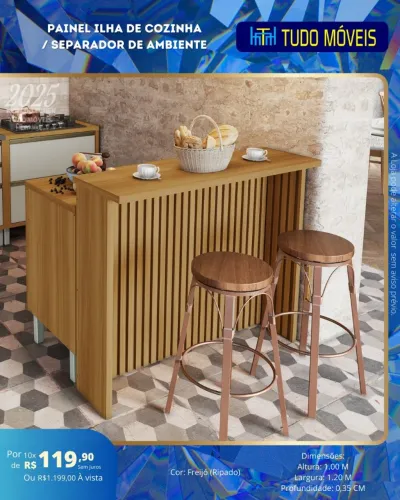 Painel Ilha de Cozinha