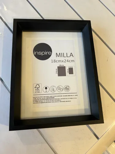 Moldura Milla 18cmx24cm preto