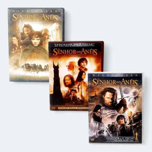 Trilogia Senhor dos Anéis - DVDs
