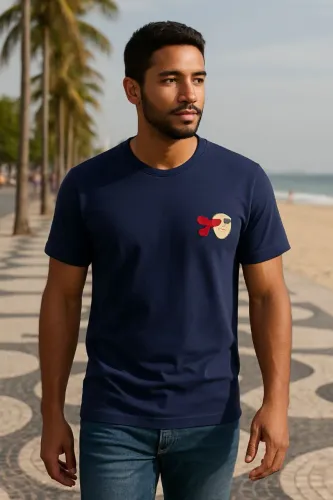 Camiseta Azul Marinho | De 69,00 por 49,00