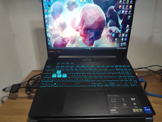 Notebook Gamer ASUS TUF Gaming F15 - Intel Core i7 12gen, 16 GB ram, RTX 3050 4gb