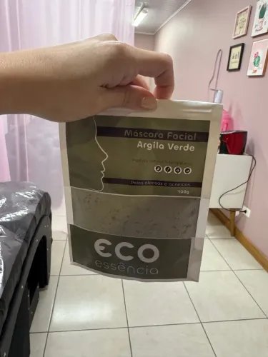 Máscara Facial Argila Verde Eco Essência 100g