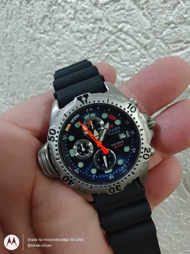 Relógio Citizen Aqualand 3740 Titanium tudo ok on 