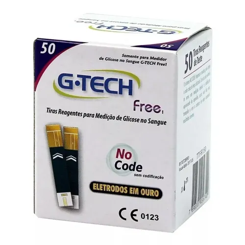Tiras Reagentes G-TECH Free - 50 Unidades