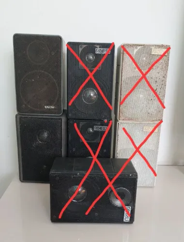 Lote caixinhas de Som ambiente