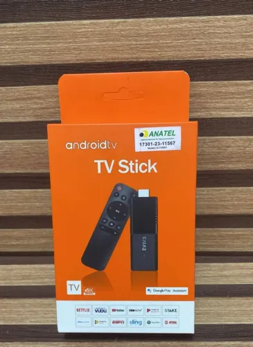 Tv Stick  Smart Android 4K Ultra Hd com Controle 