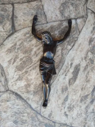 Crucifixo de Bronze Cristo Antigus