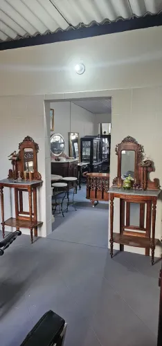 Móveis antigos, par antigo porta bibelô ou aparador, antiguidades