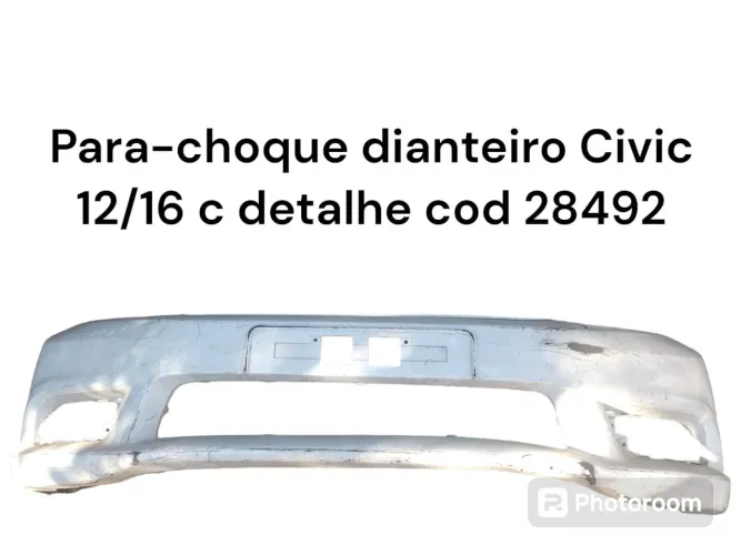 Parachoque dianteiro Civic c detalhe 
