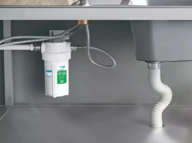 Purificador De Água Fit 200 + Suporte em Metal Filtro Debaixo Da Pia - Planeta água