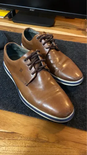 Sapato Social / Casual - Couro Legítimo (Tam:40)