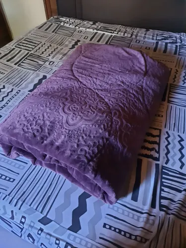 Edredom coberta manta cobertor Algenburg King Size estado novo