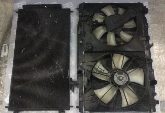 Radiador e ventoinha para Honda New civic