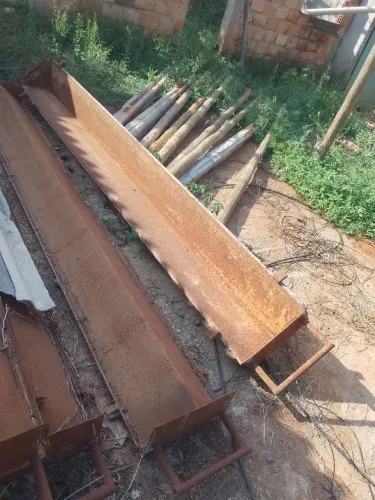 Formas de aço para muro em v canaleta industrial 