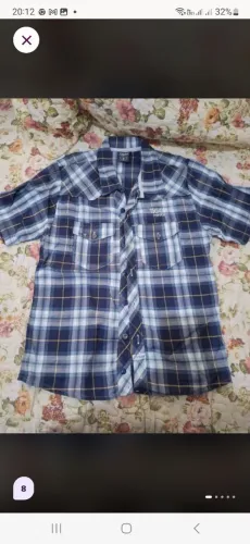 Camisa de botao infantil Tigor T. Tigre tamanho 8 anos
