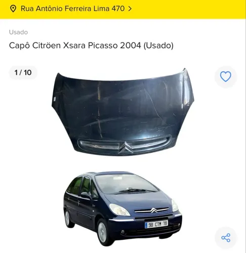 CAPO CITROËN PICASSO 2004