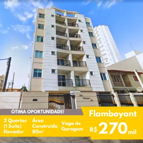 FIT - Apto. Flamboyant - 2 Quartos (1 suíte) - 80m²