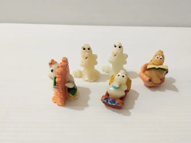 5 Fantasminhas Kinder Ovo Anos 90 (raridade nostalgia)