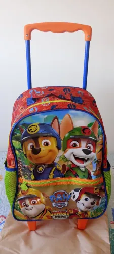 Mochila de rodinhas Patrulha Canina Paw Patrol- infantil