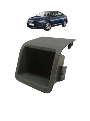 Moldura Porta Objetos Central Volkswagen Virtus Polo 2019