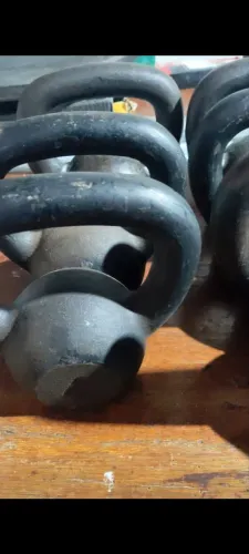 Kettlebell pintado usado