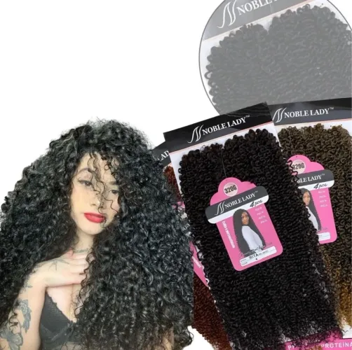 Mega Hair Cabelo Cacheado Rita Noble Lady 4pcs