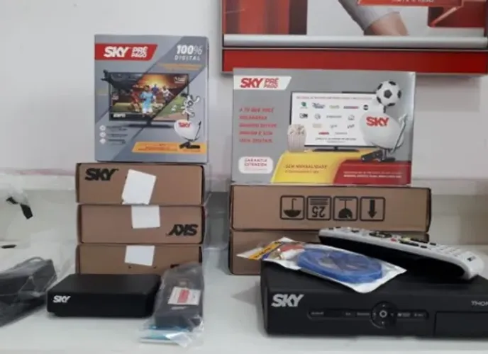 Kit Sky Aparelho | Antena | Instalação + Frete Grátis | R$229