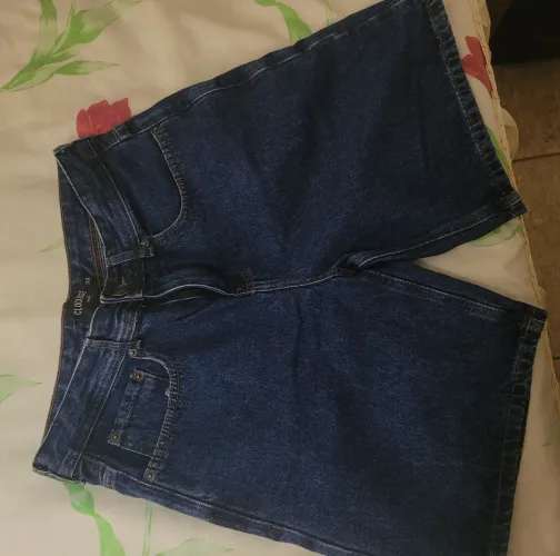 Bermuda Jeans Azul