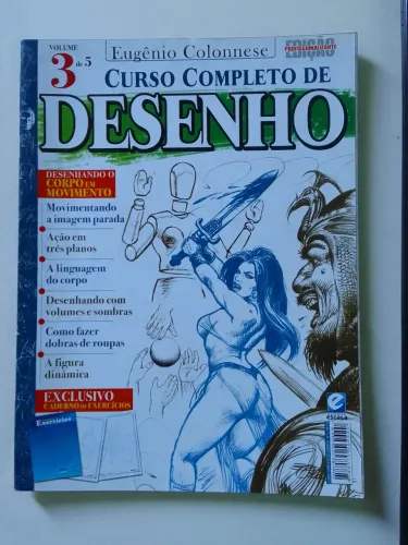 Lote Curso Completo de Desenho - Volume 3 de 5