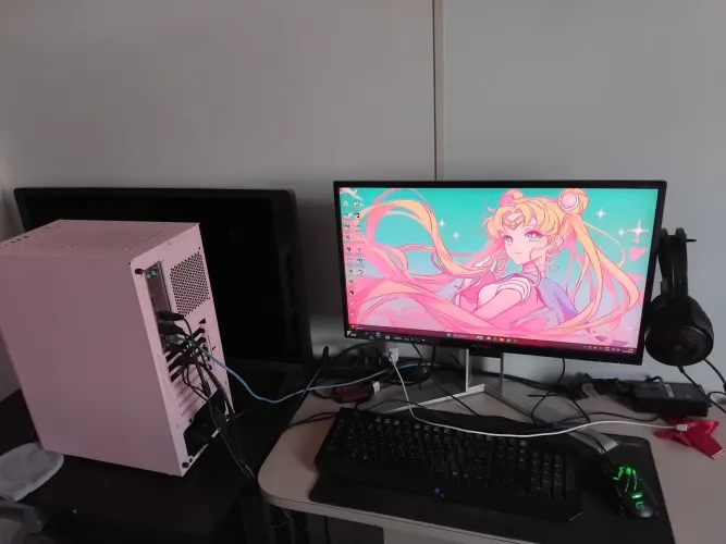 PC Gamer Completo Ryzen 5 + RX 580 8GB + Monitor de Brinde(Pronto para Jogar!)
