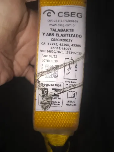Cinto com alabarte