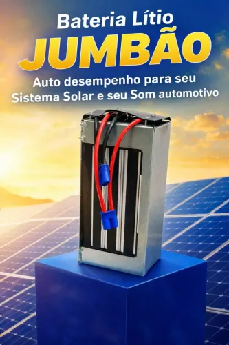 Bateria Lítio Jumbão 800 ap modelo de 12v e 24v